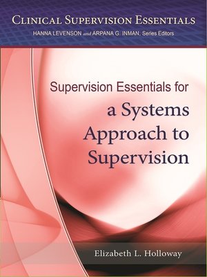 cover image of Supervision Essentials for a Systems Approach to Supervision